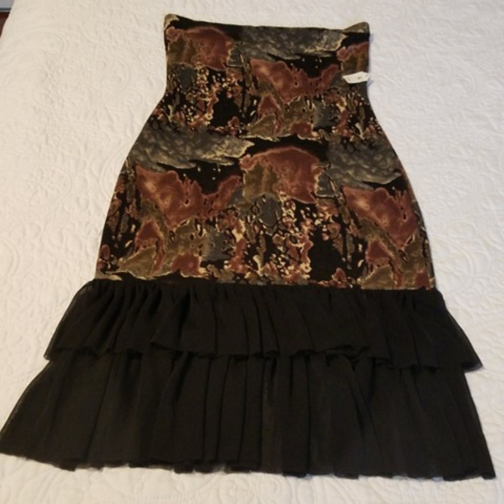 LUCE Strapless Summer Dress Size Large